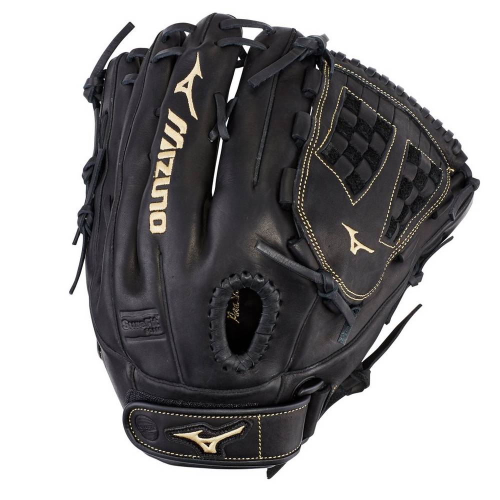 Womens Mizuno MVP Prime Fastpitch 12.5" Softball Gloves Black Philippines (XDYIOR160)